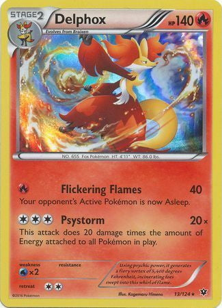 Fates Collide Holo Delphox #13/124