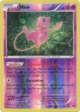 Fates Collide Mew #29/124 reverse holo