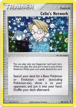 FireRed & LeafGreen Celio’s Network #88/112 reverse holo