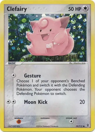 FireRed & LeafGreen Clefairy #59/112 reverse holo