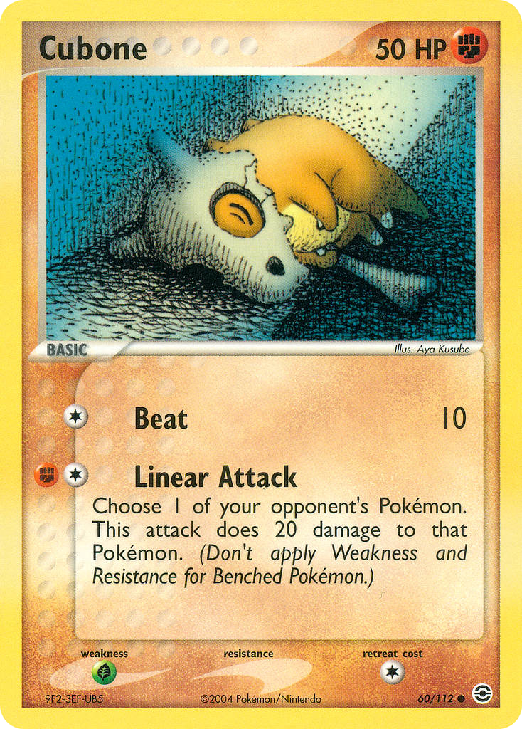 FireRed & LeafGreen Cubone #60/112