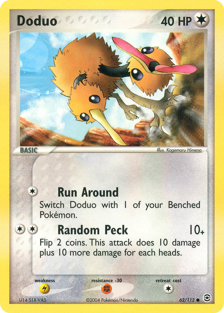 FireRed & LeafGreen Doduo #62/112