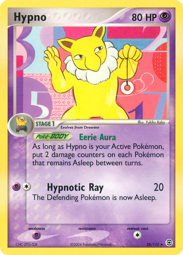 FireRed & LeafGreen Hypno #25/112