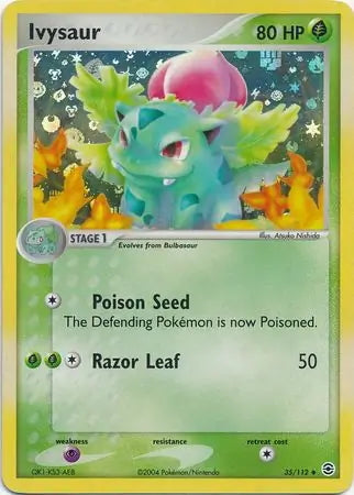 FireRed & LeafGreen Ivysaur #35/112 reverse holo