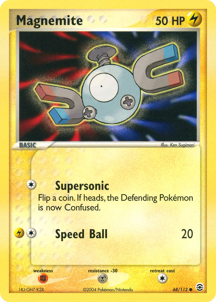 FireRed & LeafGreen Magnemite #68/112