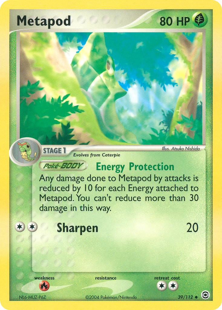 FireRed & LeafGreen Metapod #39/112