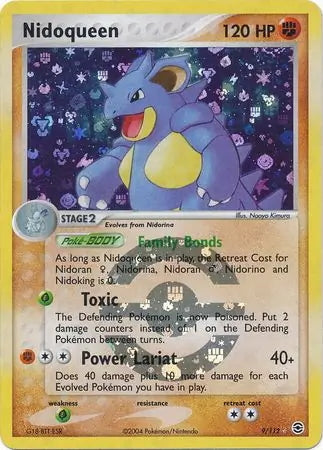 FireRed & LeafGreen Nidoqueen #9/112 reverse holo