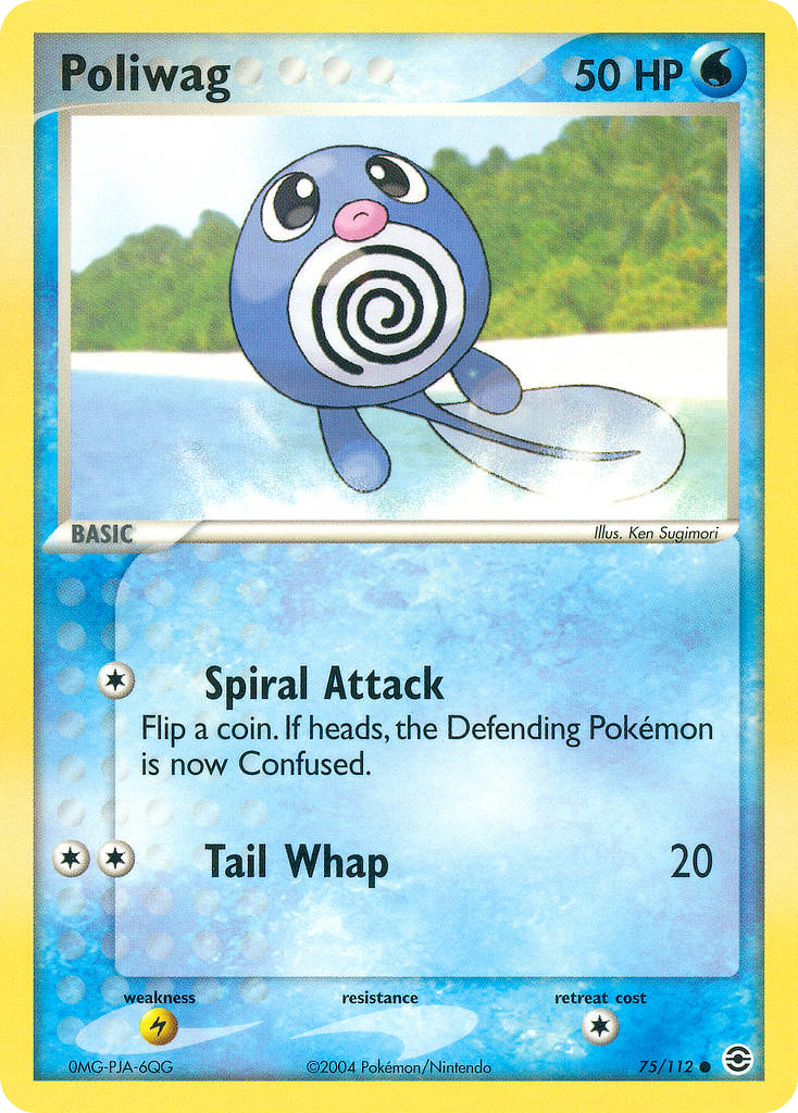 FireRed & LeafGreen Poliwag #75/112