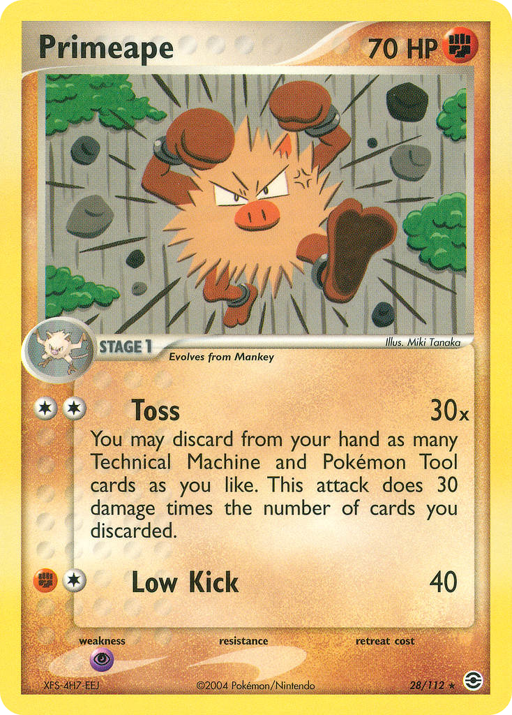 FireRed & LeafGreen Primeape #28/112