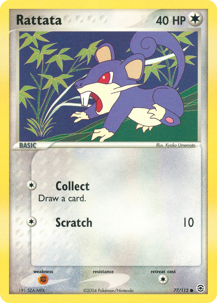 FireRed & LeafGreen Rattata #77/112