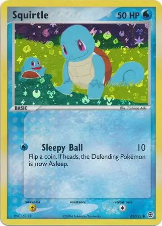 FireRed & LeafGreen Squirtle #82/112 reverse holo