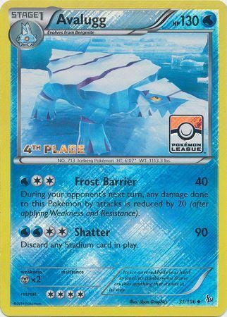 Flashfire Avalugg #31 Fourth Place League Challange
