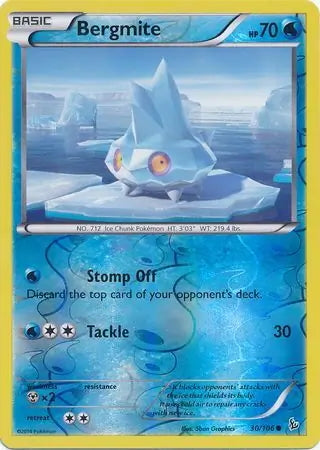 Flashfire Bergmite #30/106 reverse holo