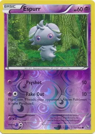 Flashfire Espurr #42/106 reverse holo