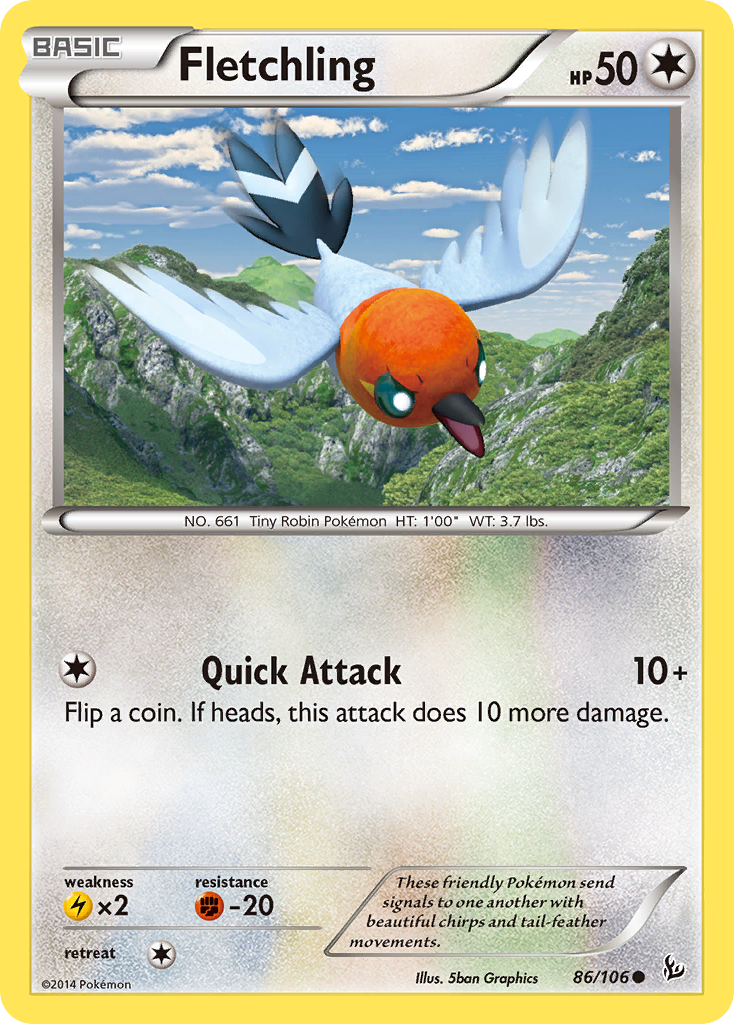 Flashfire Fletchling #86/106