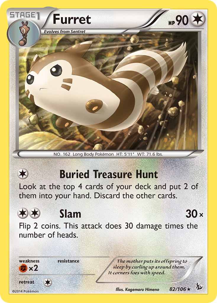 Flashfire Furret #82/106