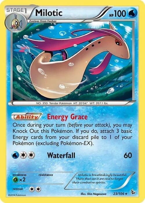 Flashfire Holo Milotic #23/106