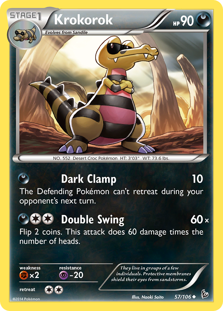 Flashfire Krokorok #57/106