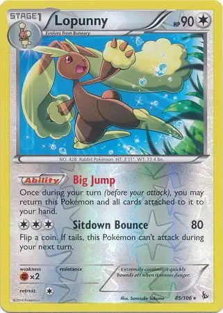 Flashfire Lopunny #85/106 reverse holo