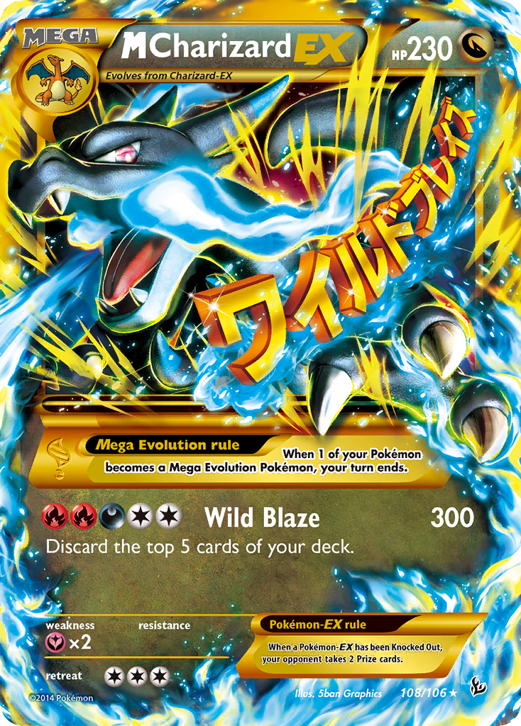 Flashfire M Charizard EX #108/106