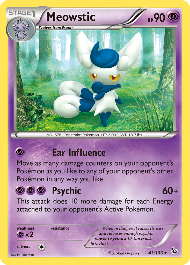 Flashfire Meowstic #43/106