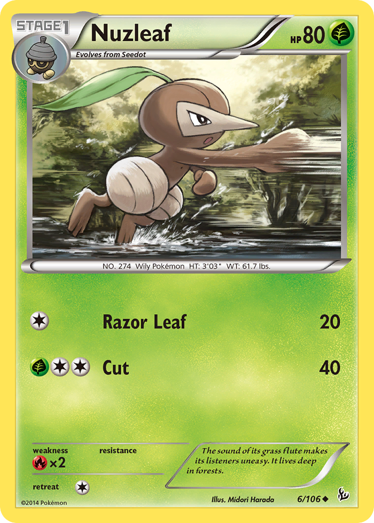 Flashfire Nuzleaf #6/106