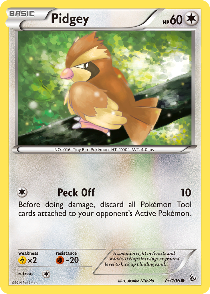 Flashfire Pidgey #75/106