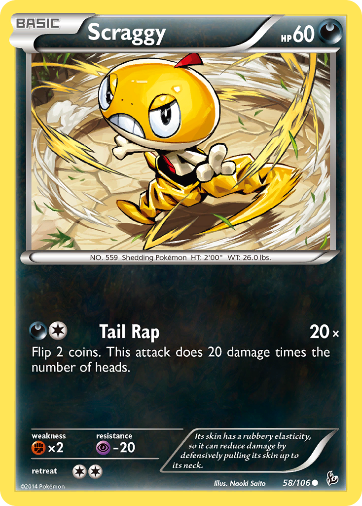 Flashfire Scraggy #58/106