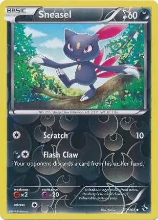 Flashfire Sneasel #50/106 reverse holo