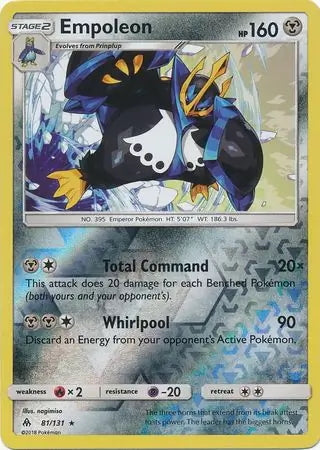 Forbidden Light Empoleon #81/131 reverse holo