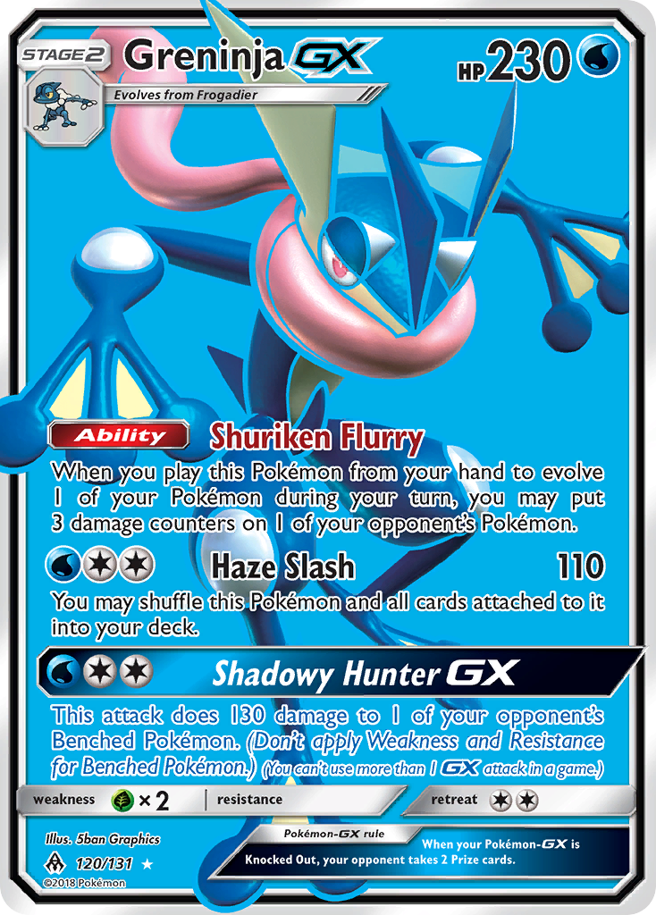 Forbidden Light Greninja GX #120/131