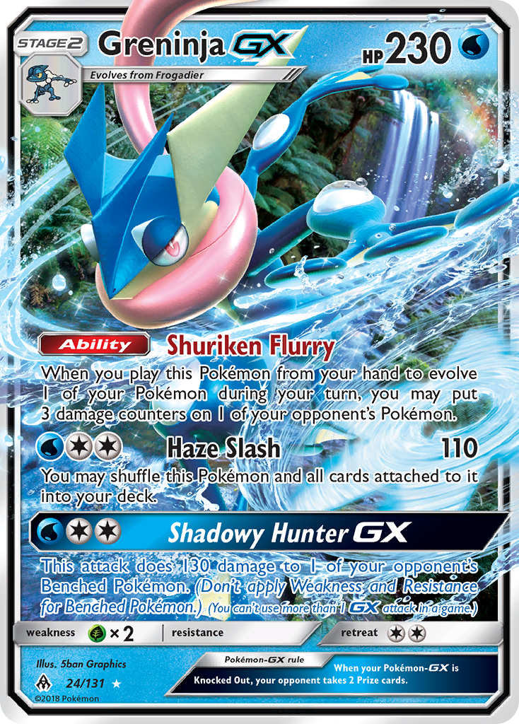 Forbidden Light Greninja GX #24/131