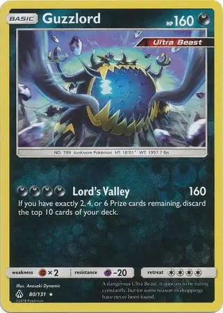 Forbidden Light Guzzlord #80/131 reverse holo