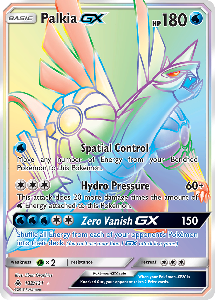 Forbidden Light Palkia GX #132/131