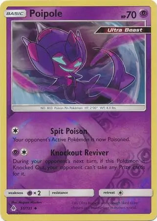 Forbidden Light Poipole #55/131 reverse holo