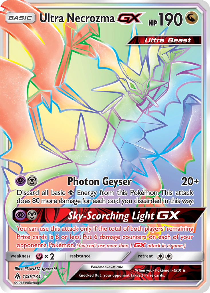 Forbidden Light Ultra Necrozma GX #140/131