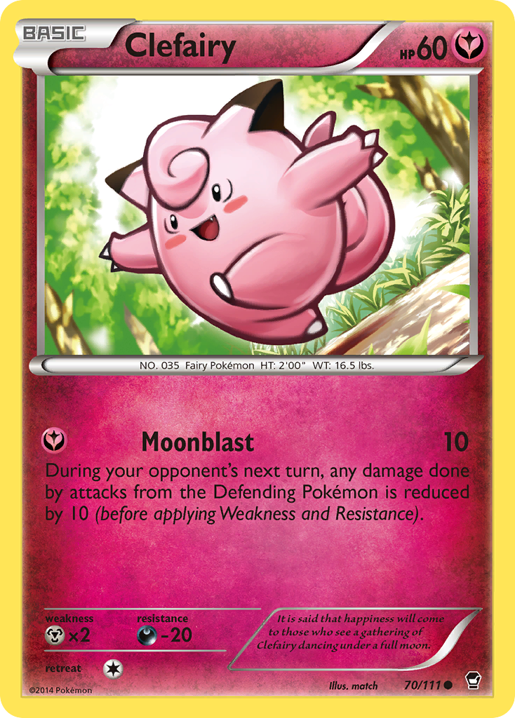 Furious Fists Clefairy #70/111
