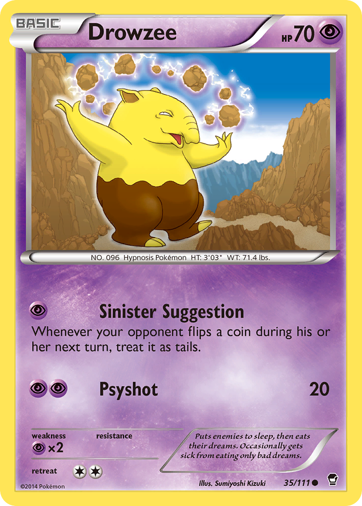 Furious Fists Drowzee #35/111