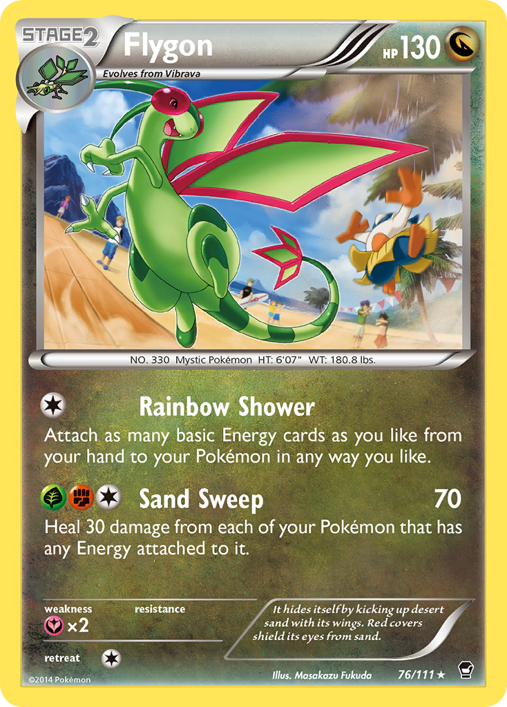 Furious Fists Flygon #76/111