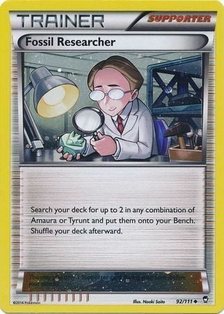Furious Fists Fossil Researcher #92/111 Cosmos Holo