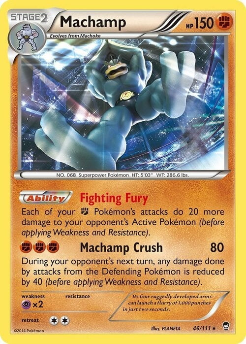 Furious Fists Holo Machamp #46/111