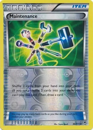 Furious Fists Maintenance #96/111 reverse holo