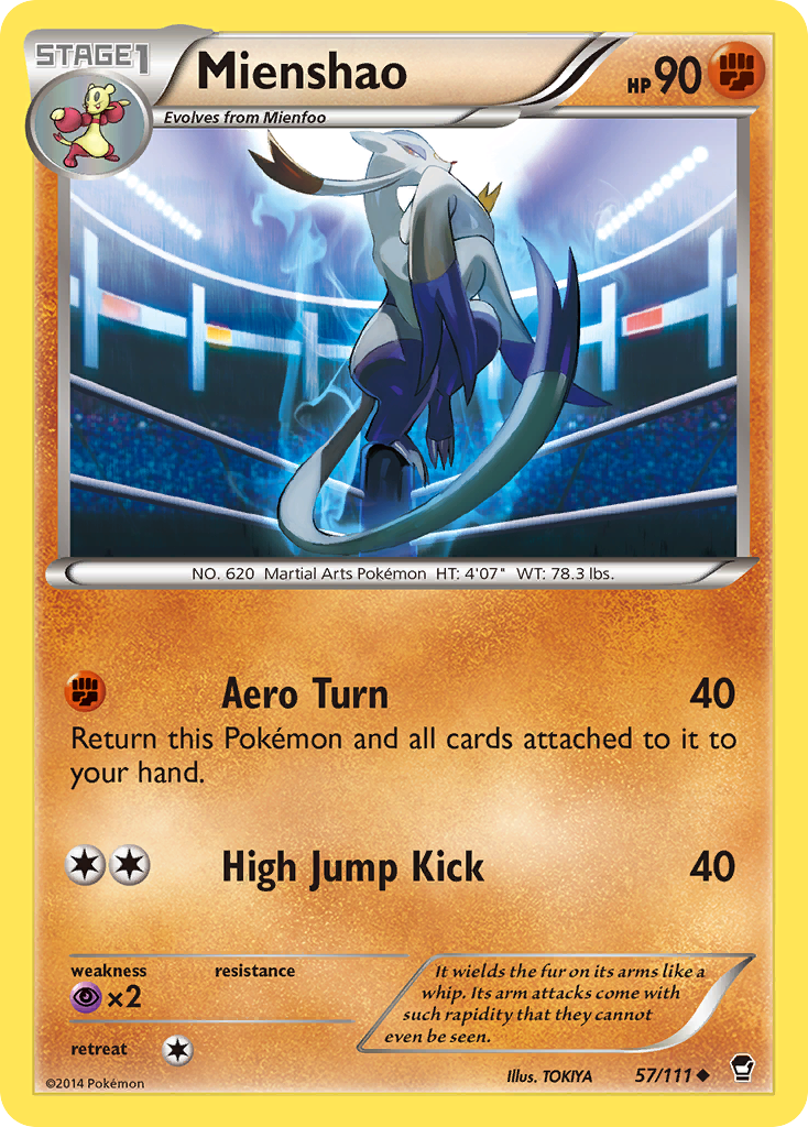Furious Fists Mienshao #57/111