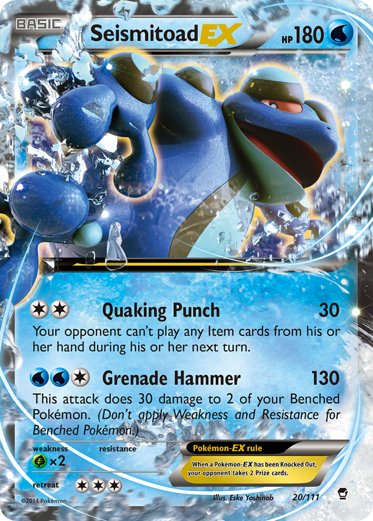 Furious Fists Seismitoad EX #20/111