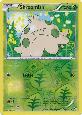 Furious Fists Shroomish #6/111 reverse holo
