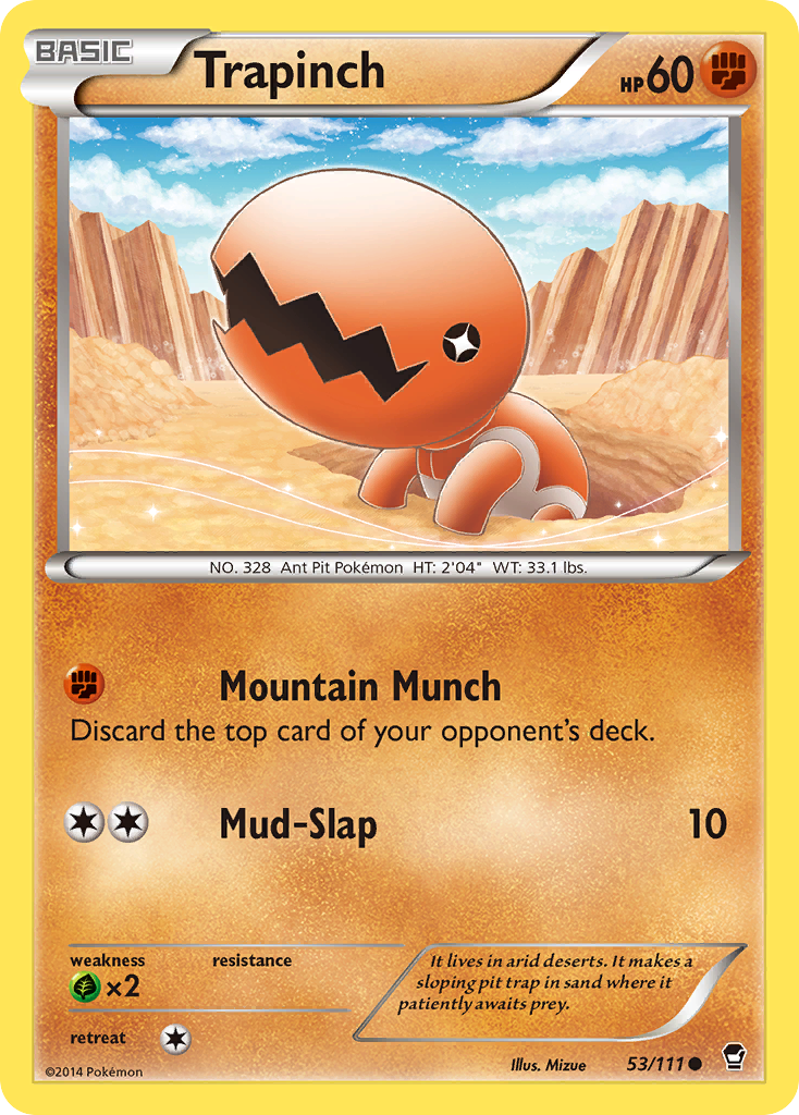 Furious Fists Trapinch #53/111