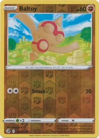 Fusion Strike Baltoy #144/264 reverse holo