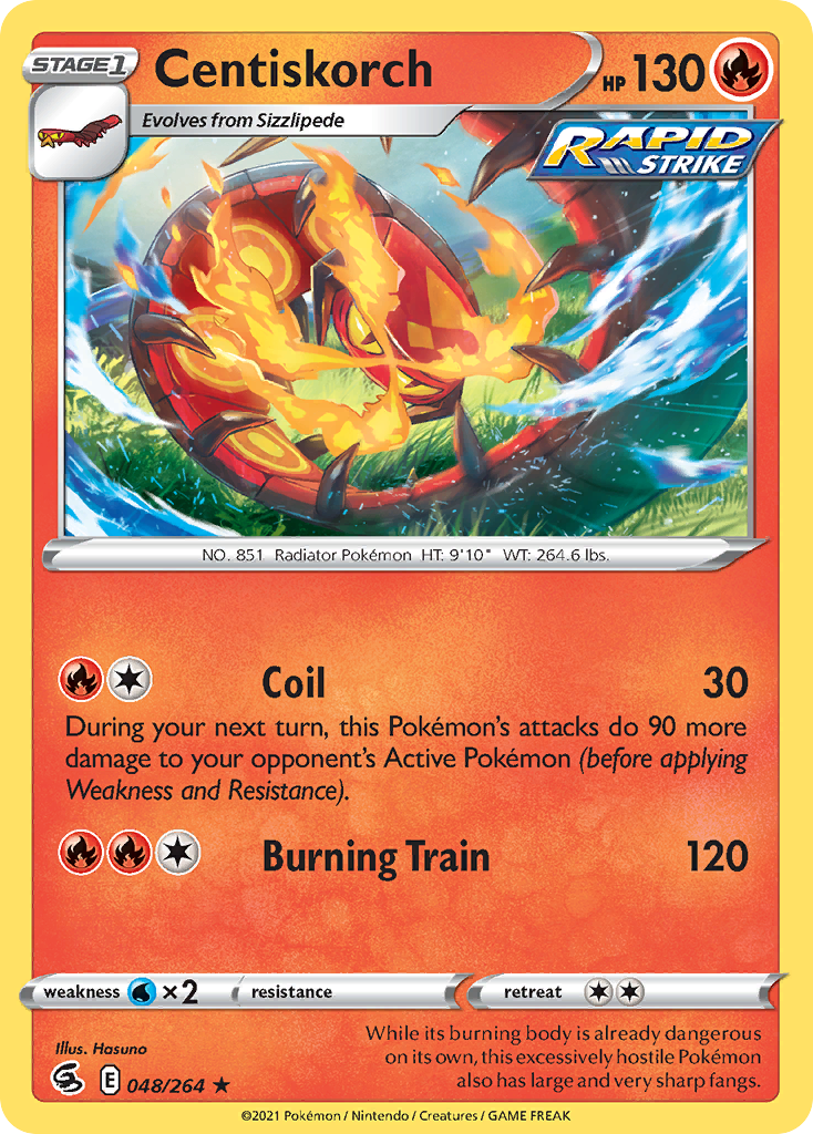 Fusion Strike Centiskorch #48/264