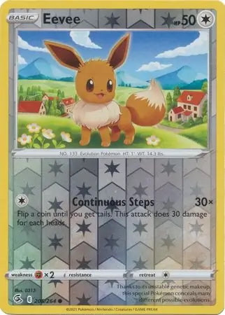 Fusion Strike Eevee #205/264 reverse holo