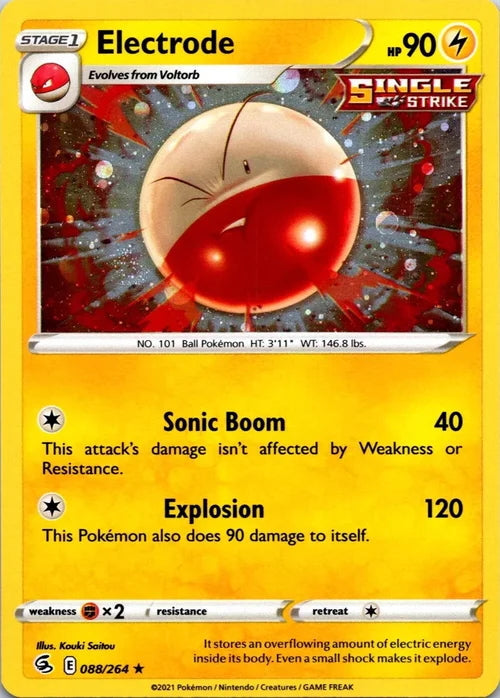 Fusion Strike Electrode #88/264 Galaxy Holo